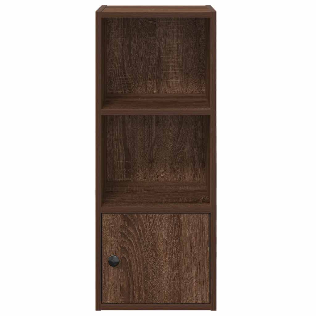 vidaXL Βιβλιοθήκη Καφέ Δρυς 31x24x77 εκ. από Επεξεργασμένο Ξύλο