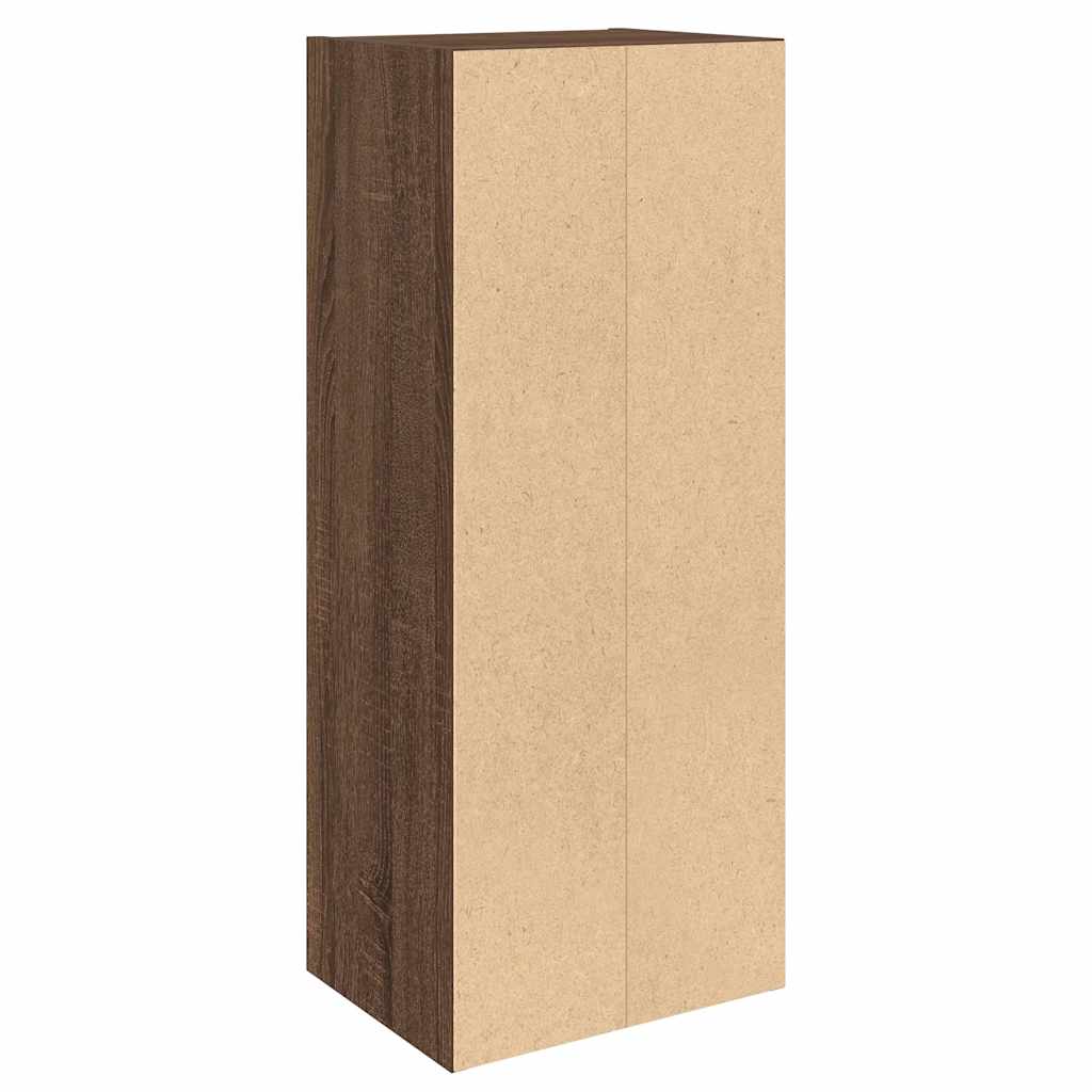 vidaXL Βιβλιοθήκη Καφέ Δρυς 31x24x77 εκ. από Επεξεργασμένο Ξύλο