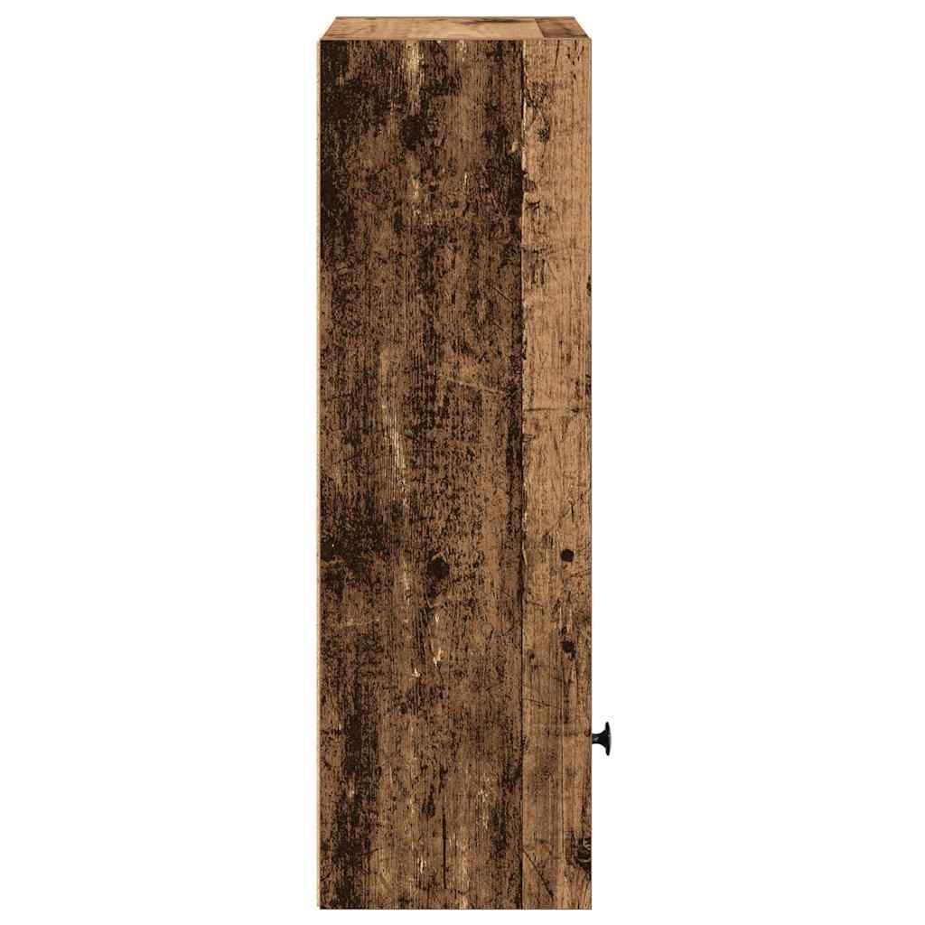 vidaXL Βιβλιοθήκη Όψη Παλαιού Ξύλου 31x24x77 εκ. Επεξεργασμένο Ξύλο