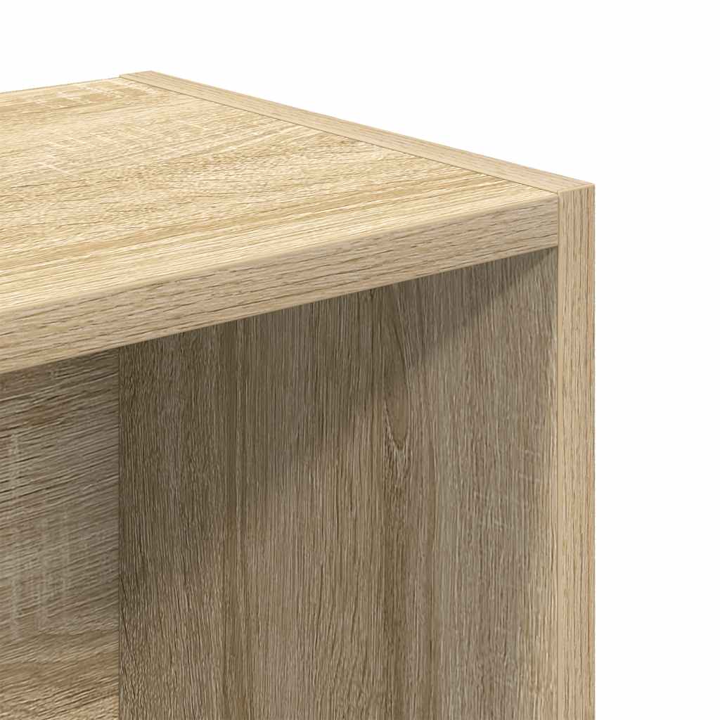 vidaXL Βιβλιοθήκη Sonoma Δρυς 31x24x102 εκ. από Επεξεργασμένο Ξύλο