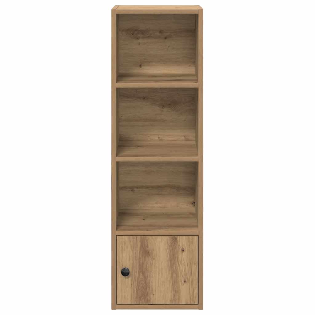 vidaXL Βιβλιοθήκη Αρτισιανή Δρυς 31x24x102 εκ. Επεξ. Ξύλο