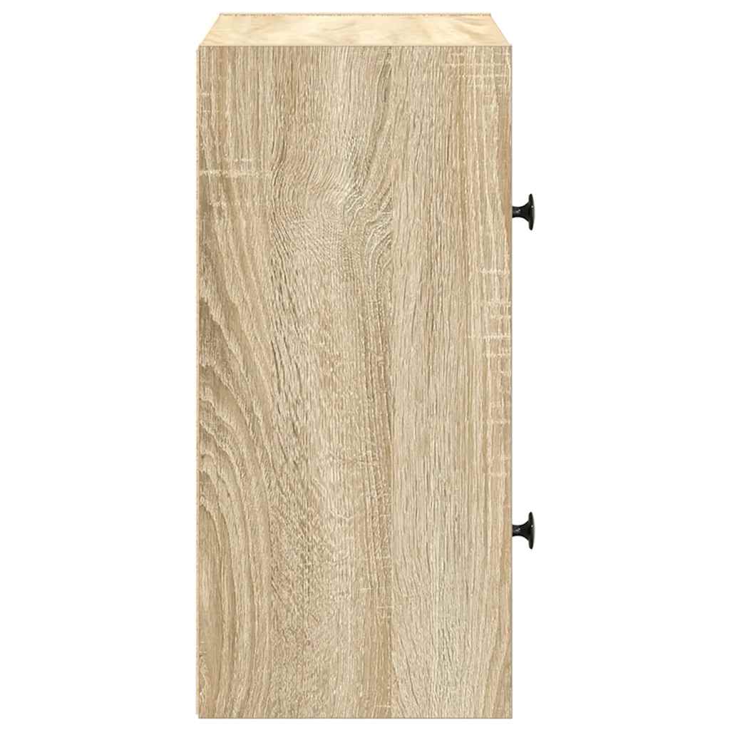 vidaXL Βιβλιοθήκη Sonoma Δρυς 40x24x52 εκ. από Επεξεργασμένο Ξύλο
