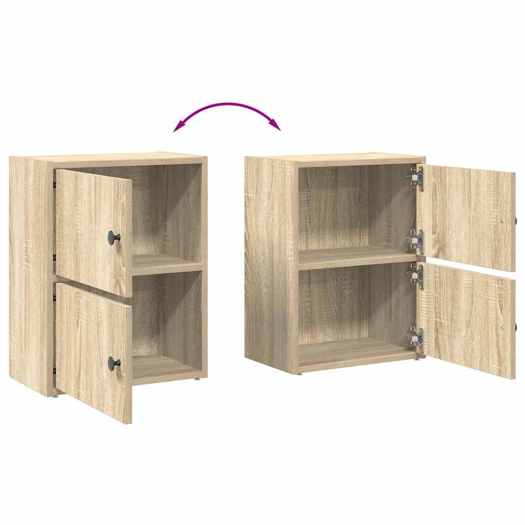 vidaXL Βιβλιοθήκη Sonoma Δρυς 40x24x52 εκ. από Επεξεργασμένο Ξύλο