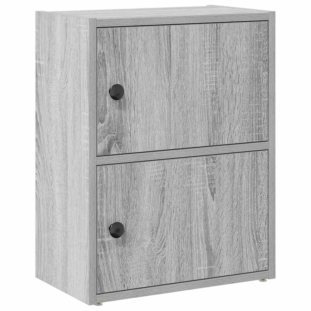 vidaXL Βιβλιοθήκη Γκρι Sonoma 40x24x52 εκ. από Επεξεργασμένο Ξύλο