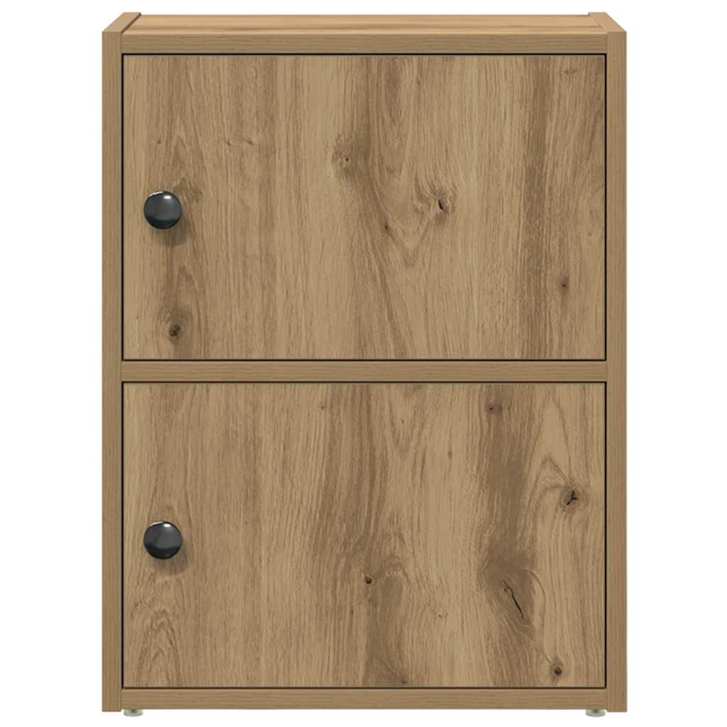 vidaXL Βιβλιοθήκη Αρτισιανή Δρυς 40x24x52 εκ. Επεξ. Ξύλο
