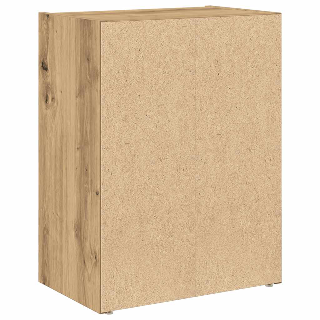vidaXL Βιβλιοθήκη Αρτισιανή Δρυς 40x24x52 εκ. Επεξ. Ξύλο