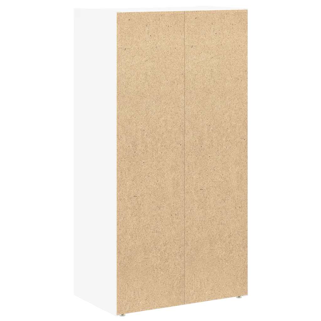 vidaXL Βιβλιοθήκη Λευκή 40x24x77 εκ. από Επεξεργασμένο Ξύλο