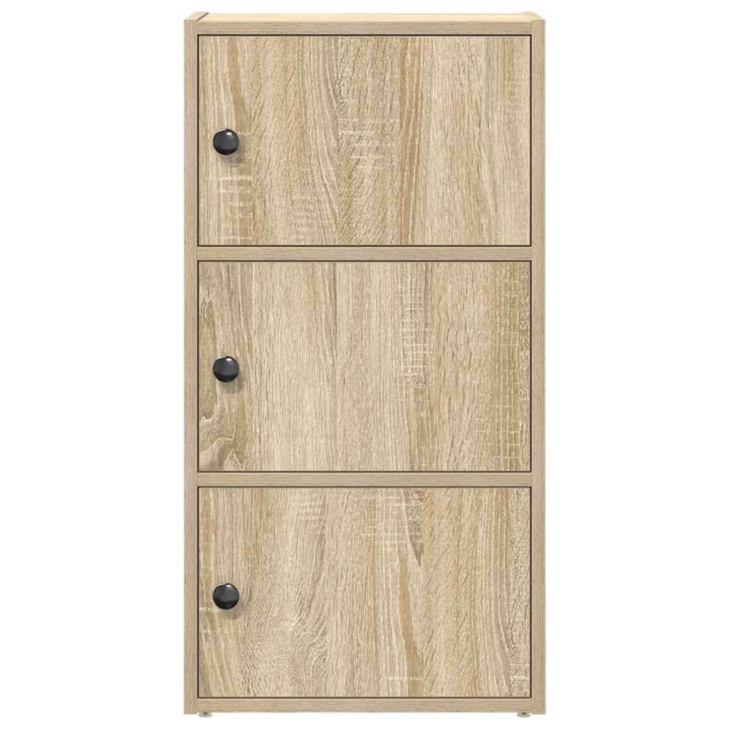 vidaXL Βιβλιοθήκη Sonoma Δρυς 40x24x77 εκ. από Επεξεργασμένο Ξύλο