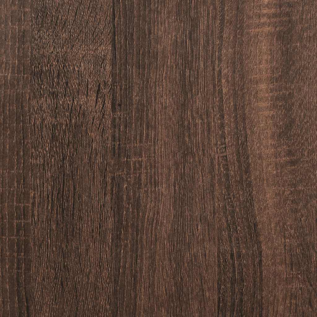 vidaXL Βιβλιοθήκη Καφέ Δρυς 40x24x77 εκ. από Επεξεργασμένο Ξύλο