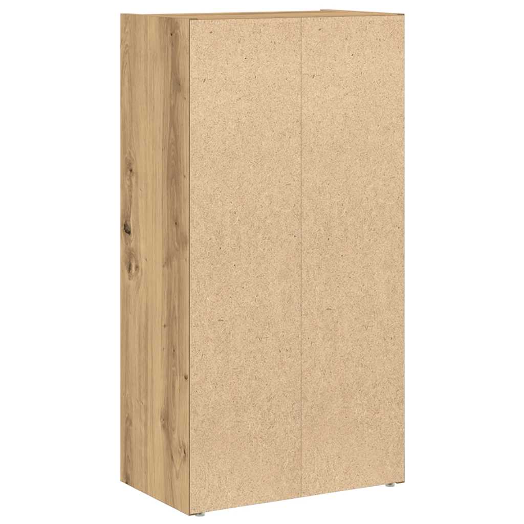 vidaXL Βιβλιοθήκη Αρτισιανή Δρυς 40x24x77 εκ. Επεξ. Ξύλο