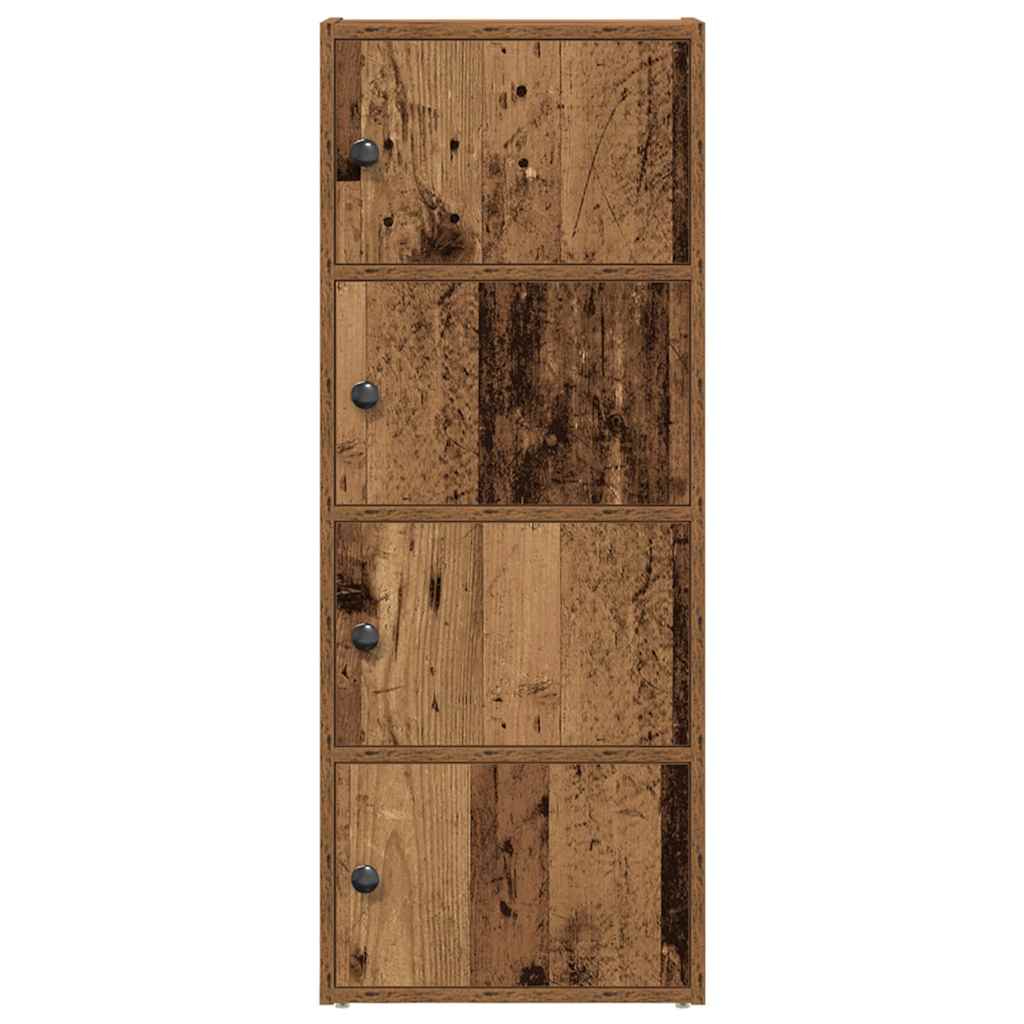 vidaXL Βιβλιοθήκη Όψη Παλαιού Ξύλου 40x24x102 εκ. Επεξεργασμένο Ξύλο