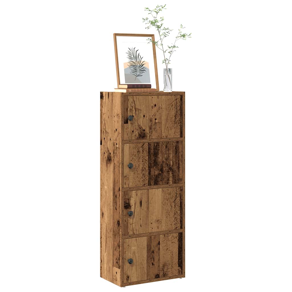 vidaXL Βιβλιοθήκη Όψη Παλαιού Ξύλου 40x24x102 εκ. Επεξεργασμένο Ξύλο