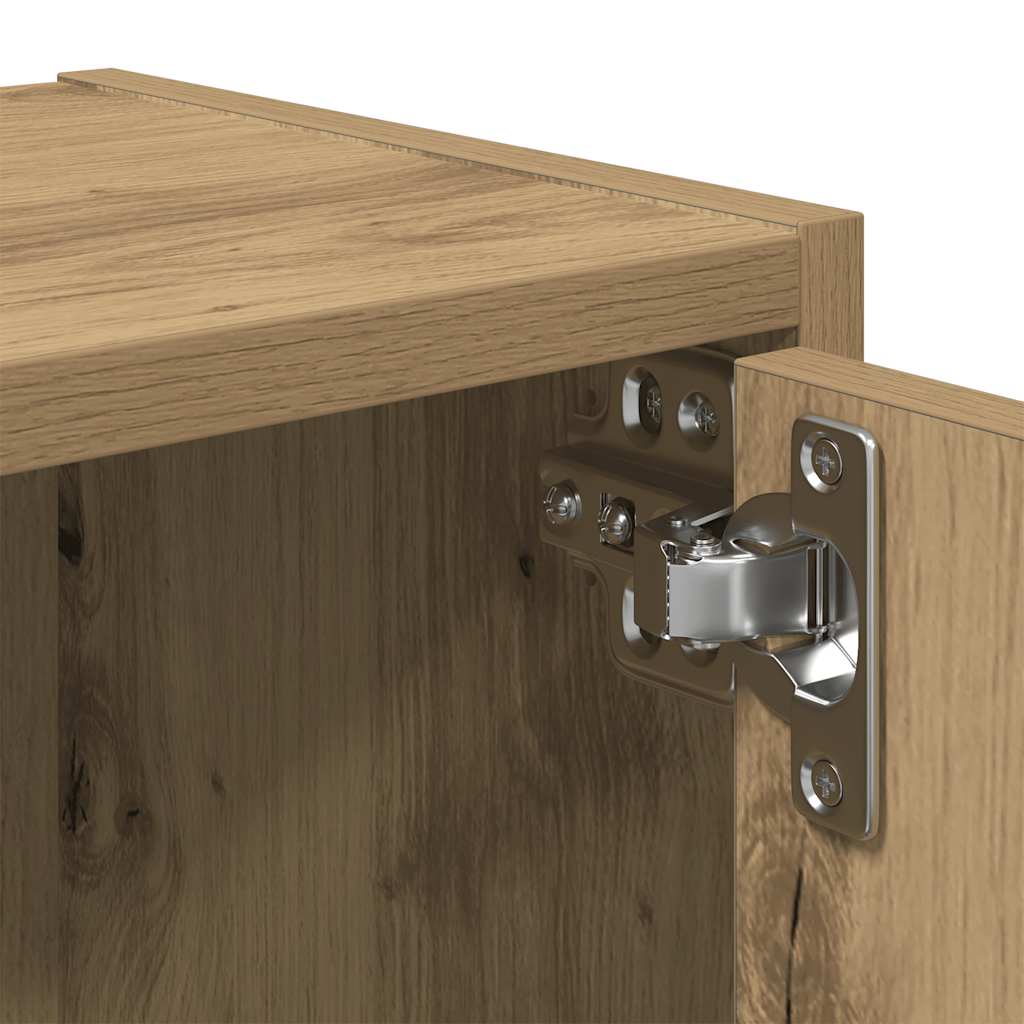 vidaXL Βιβλιοθήκη Αρτισιανή Δρυς 40x24x102 εκ. Επεξ. Ξύλο