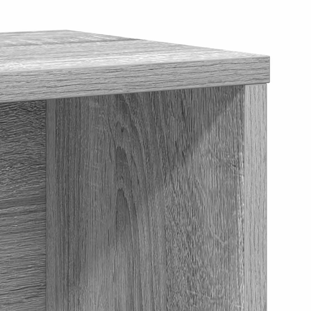vidaXL Βιβλιοθήκη Γκρι Sonoma 60x24x76,5 εκ. από Επεξεργασμένο Ξύλο