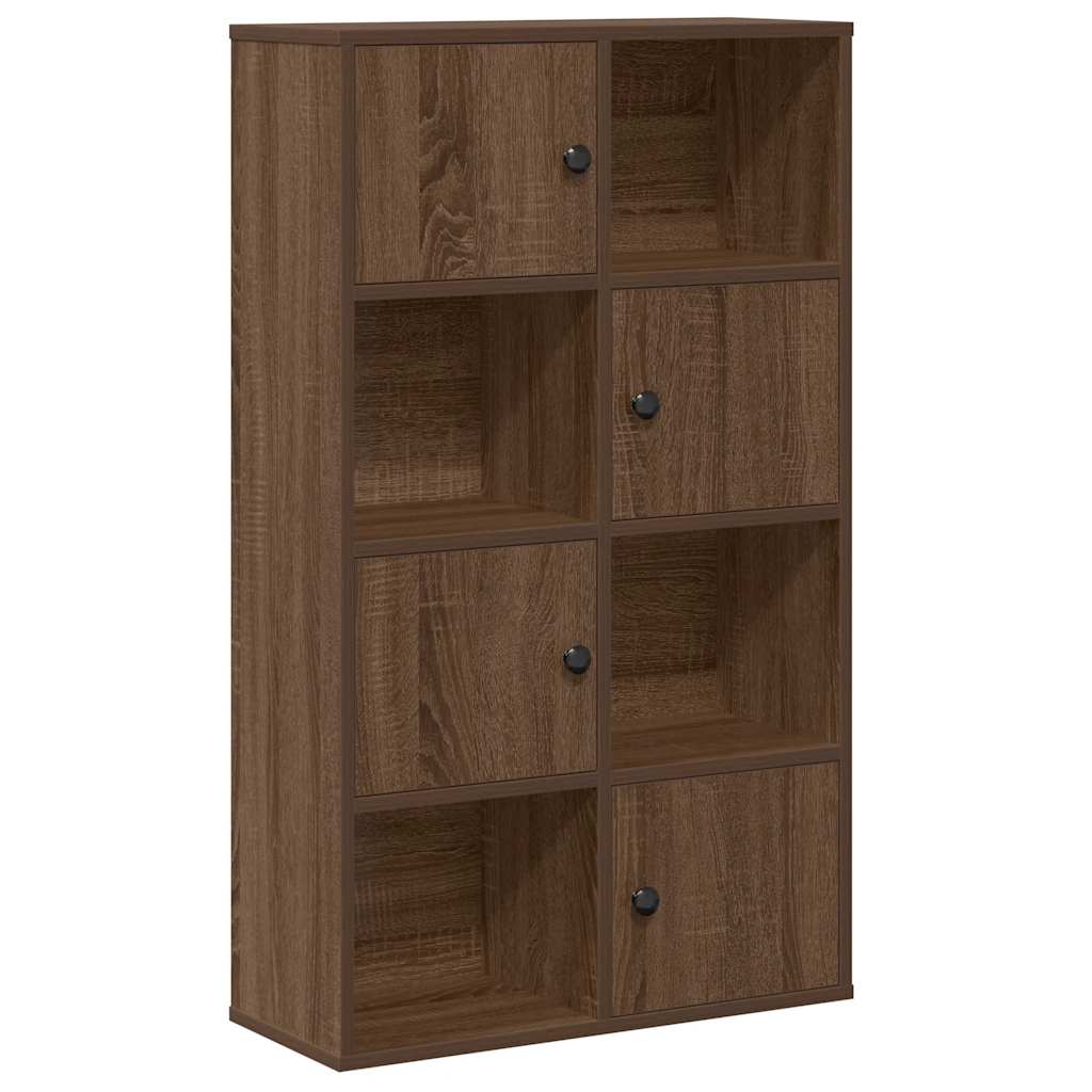 vidaXL Βιβλιοθήκη Καφέ Δρυς 60x24x101,5 εκ. από Επεξεργασμένο Ξύλο