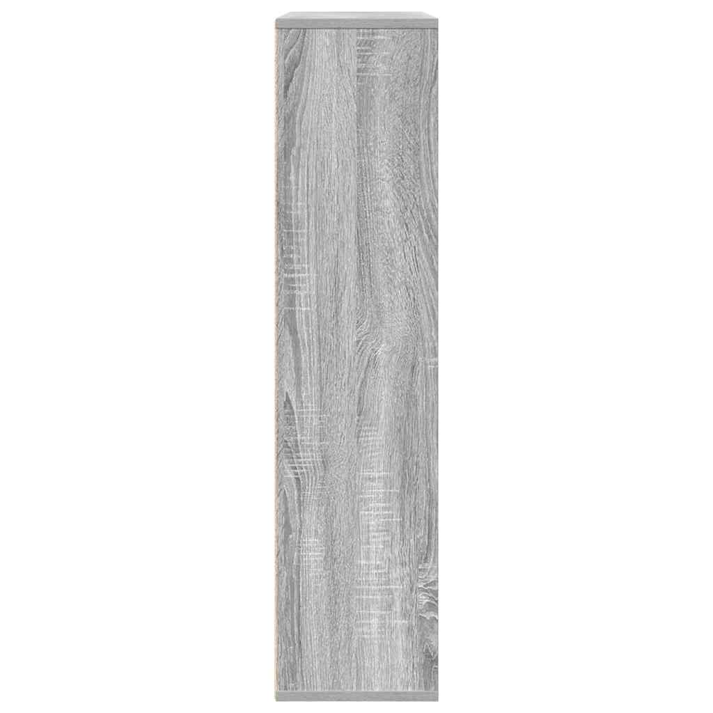 vidaXL Βιβλιοθήκη Γκρι Sonoma 89x24x101,5 εκ. από Επεξεργασμένο Ξύλο