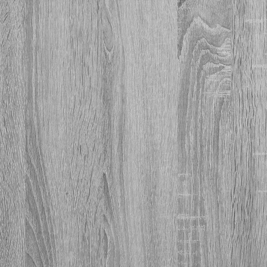 vidaXL Βιβλιοθήκη Γκρι Sonoma 89x24x101,5 εκ. από Επεξεργασμένο Ξύλο