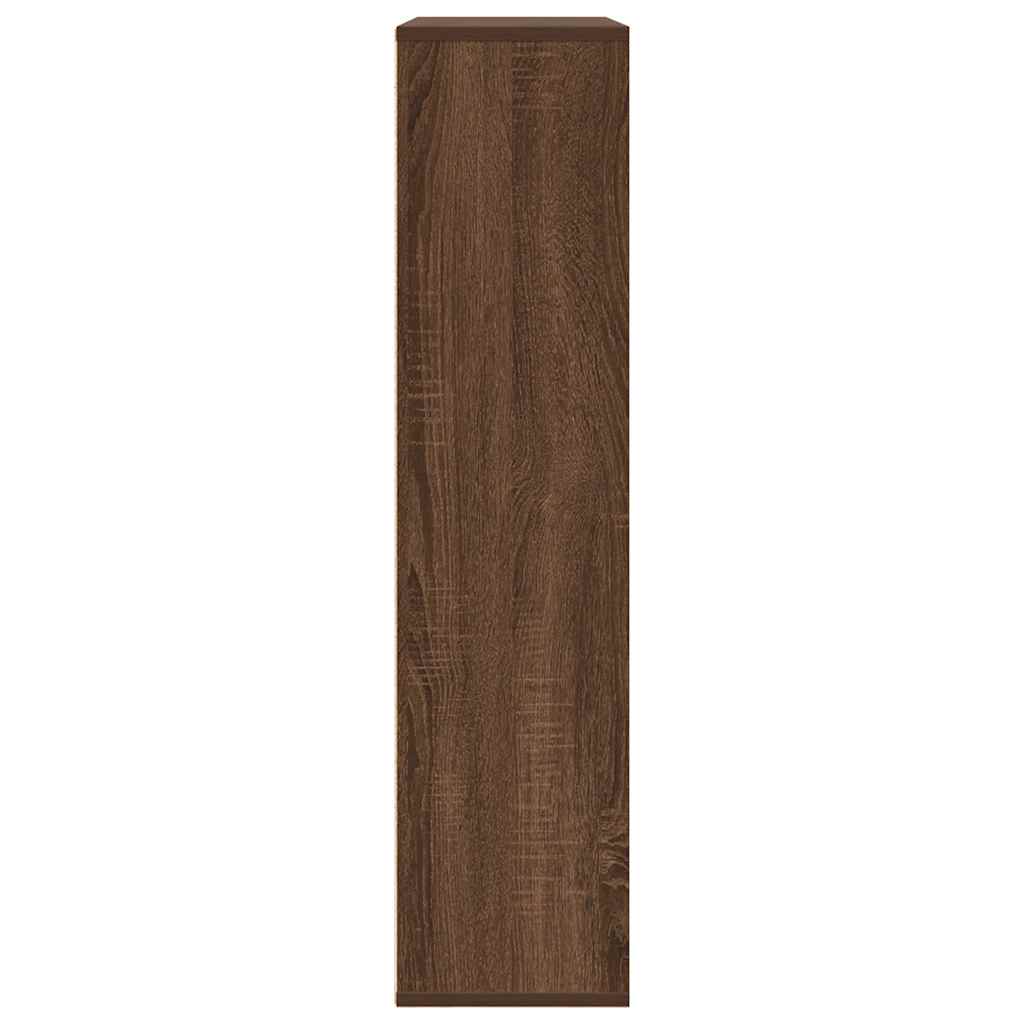 vidaXL Βιβλιοθήκη Καφέ Δρυς 89x24x101,5 εκ. από Επεξεργασμένο Ξύλο