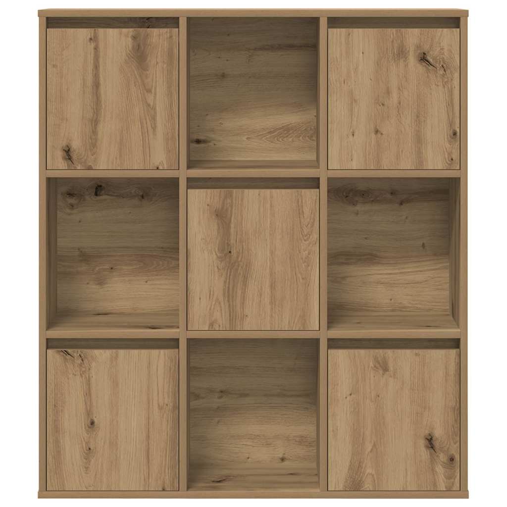 vidaXL Βιβλιοθήκη Αρτισιανή Δρυς 89x24x101,5 εκ. Επεξ. Ξύλο