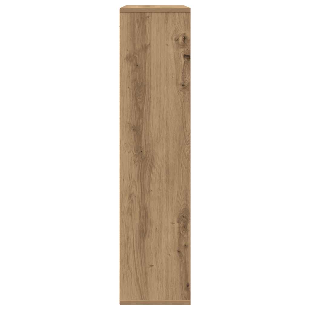 vidaXL Βιβλιοθήκη Αρτισιανή Δρυς 89x24x101,5 εκ. Επεξ. Ξύλο