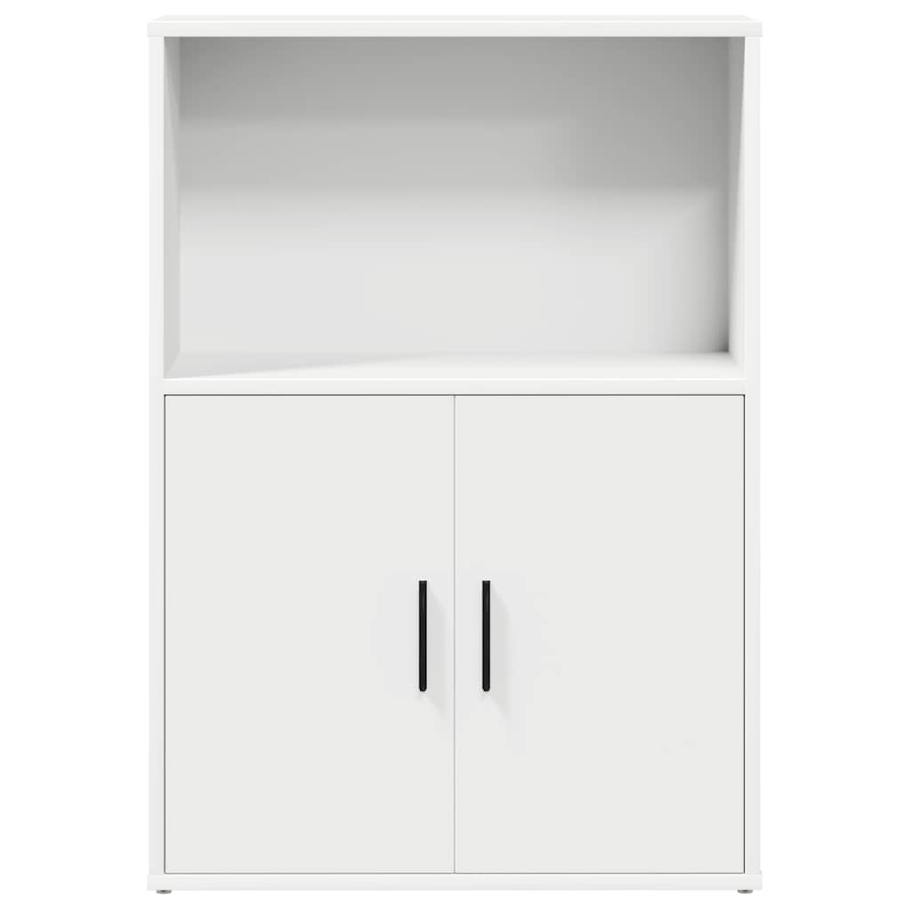vidaXL Βιβλιοθήκη Λευκή 60x24x85 εκ. από Επεξεργασμένο Ξύλο