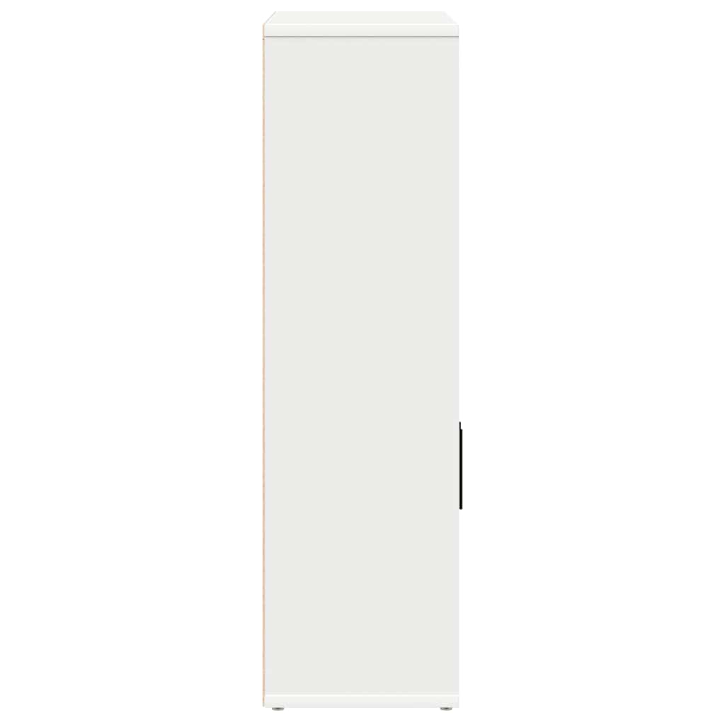 vidaXL Βιβλιοθήκη Λευκή 60x24x85 εκ. από Επεξεργασμένο Ξύλο