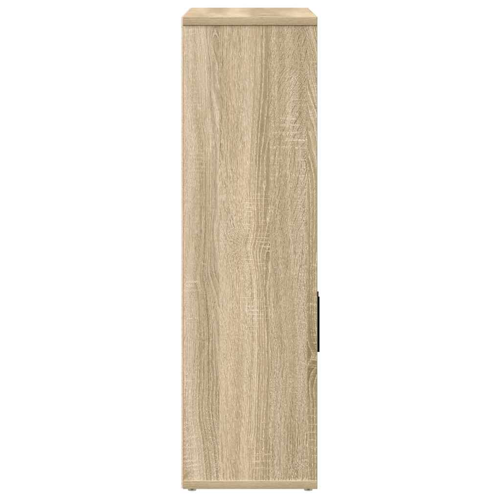 vidaXL Βιβλιοθήκη Sonoma Δρυς 60x24x85 εκ. από Επεξεργασμένο Ξύλο