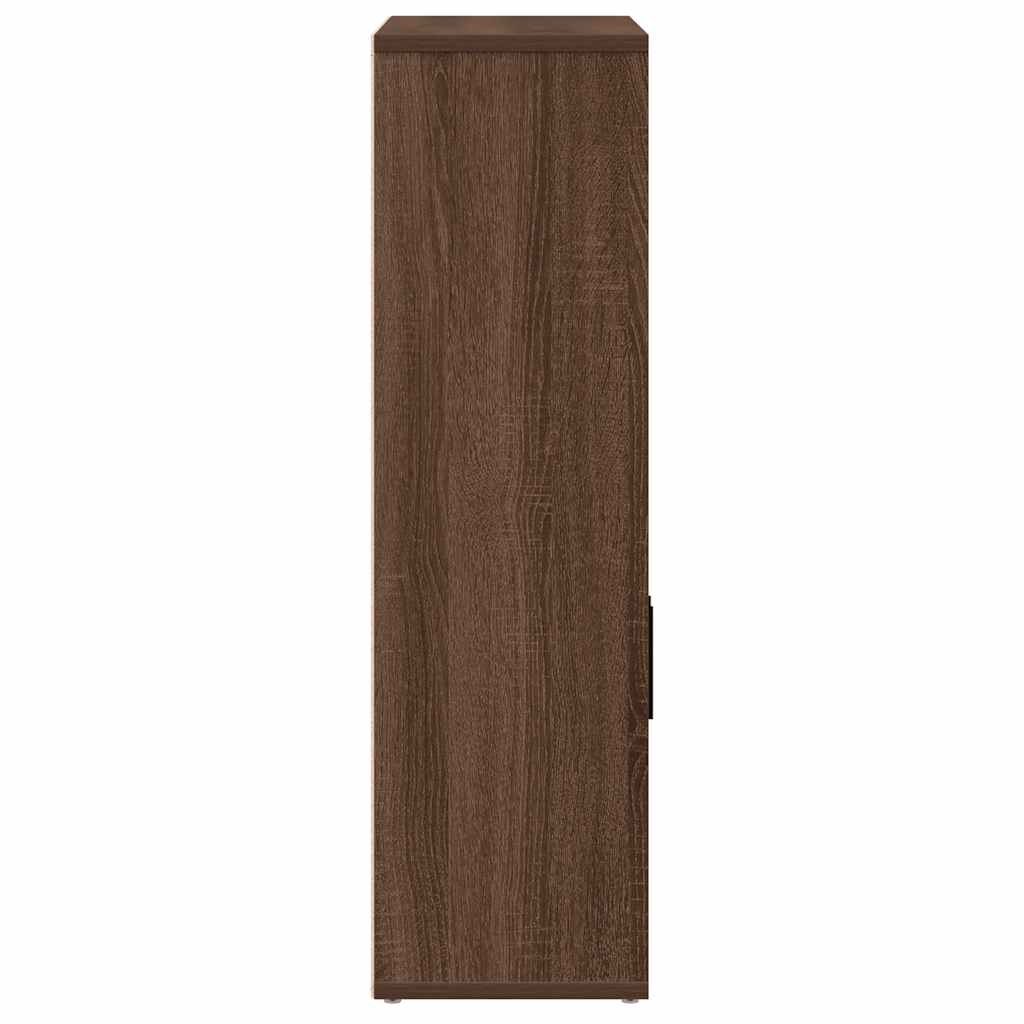 vidaXL Βιβλιοθήκη Καφέ Δρυς 60x24x85 εκ. από Επεξεργασμένο Ξύλο