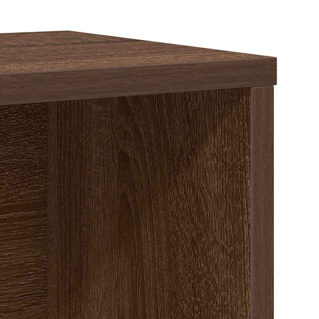 vidaXL Βιβλιοθήκη Καφέ Δρυς 60x24x85 εκ. από Επεξεργασμένο Ξύλο