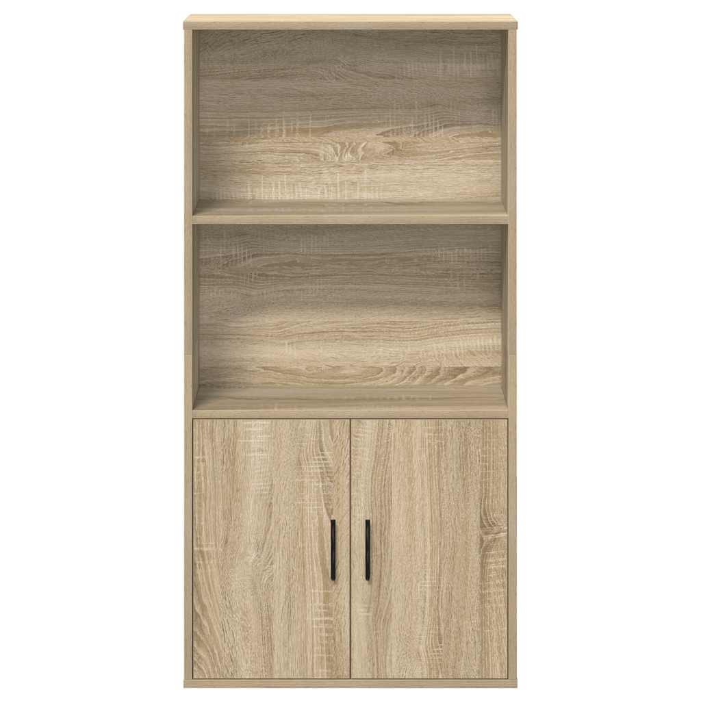 vidaXL Βιβλιοθήκη Sonoma Δρυς 60x24x120 εκ. από Επεξεργασμένο Ξύλο