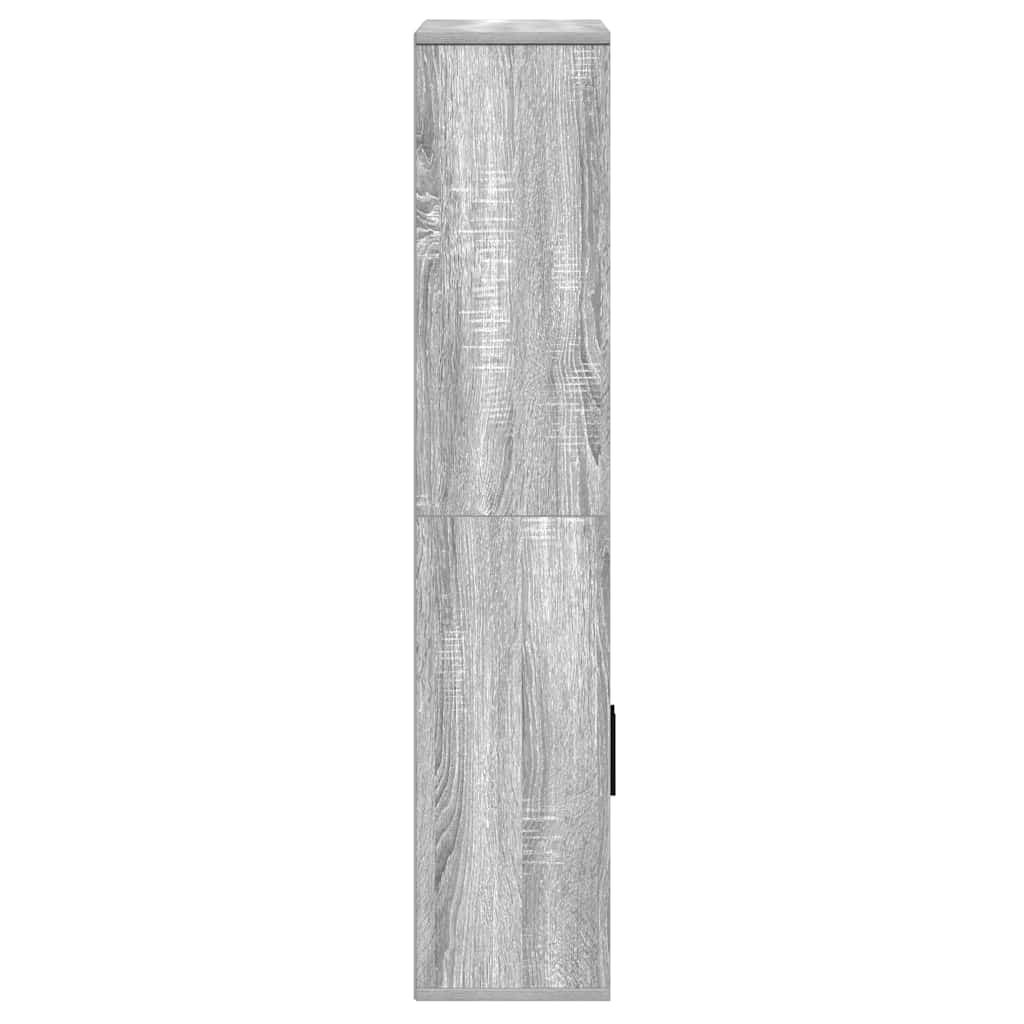 vidaXL Βιβλιοθήκη Γκρι Sonoma 60x24x120 εκ. από Επεξεργασμένο Ξύλο