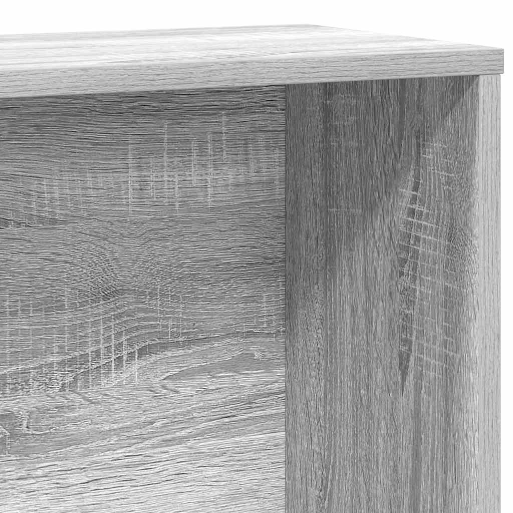 vidaXL Βιβλιοθήκη Γκρι Sonoma 60x24x120 εκ. από Επεξεργασμένο Ξύλο