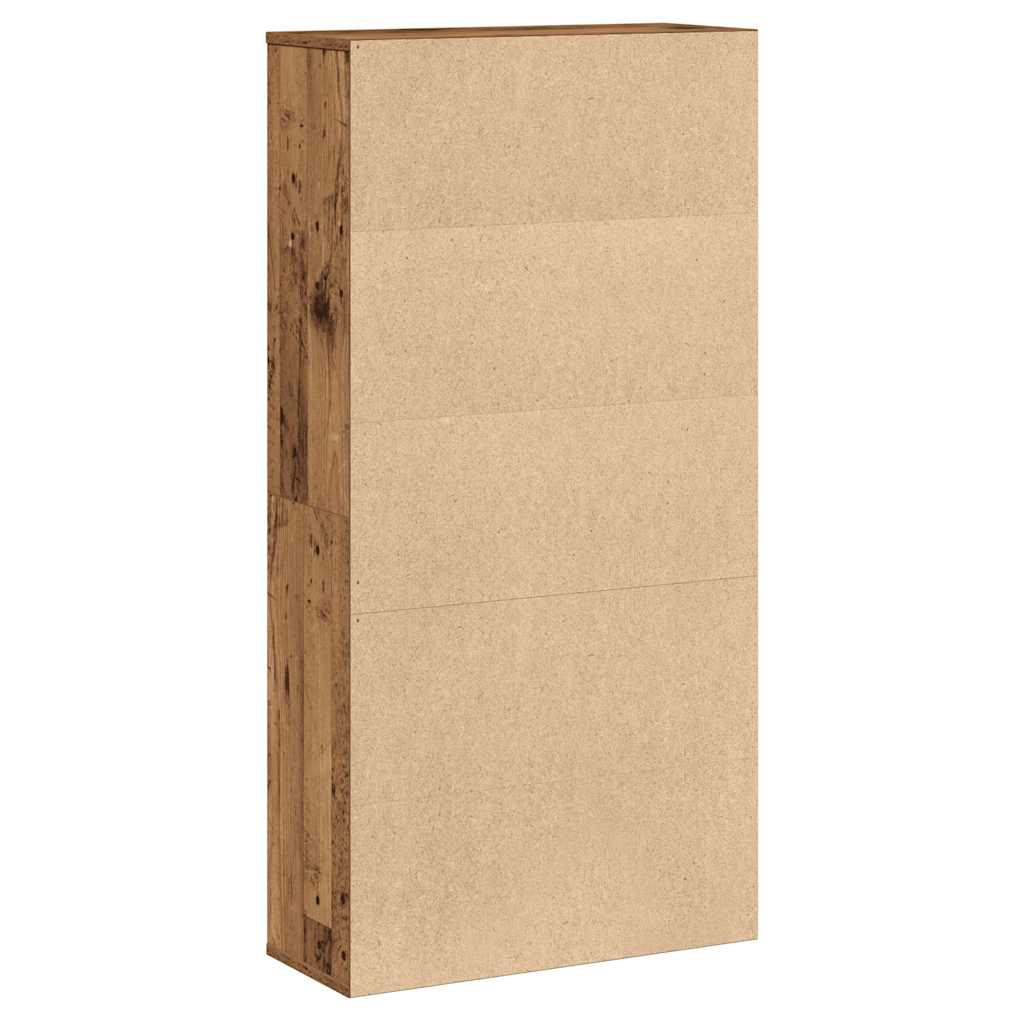 vidaXL Βιβλιοθήκη Όψη Παλαιού Ξύλου 60x24x120 εκ. Επεξεργασμένο Ξύλο