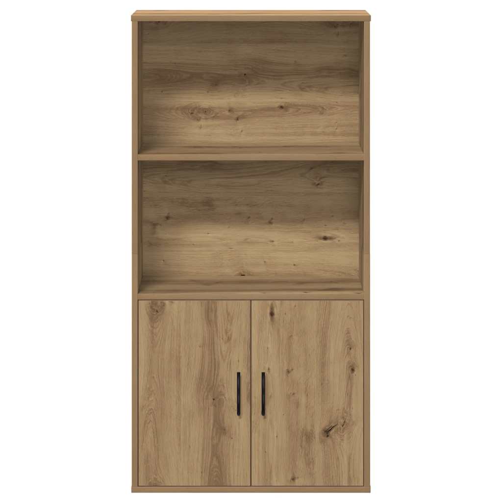 vidaXL Βιβλιοθήκη Αρτισιανή Δρυς 60x24x120 εκ. Επεξ. Ξύλο
