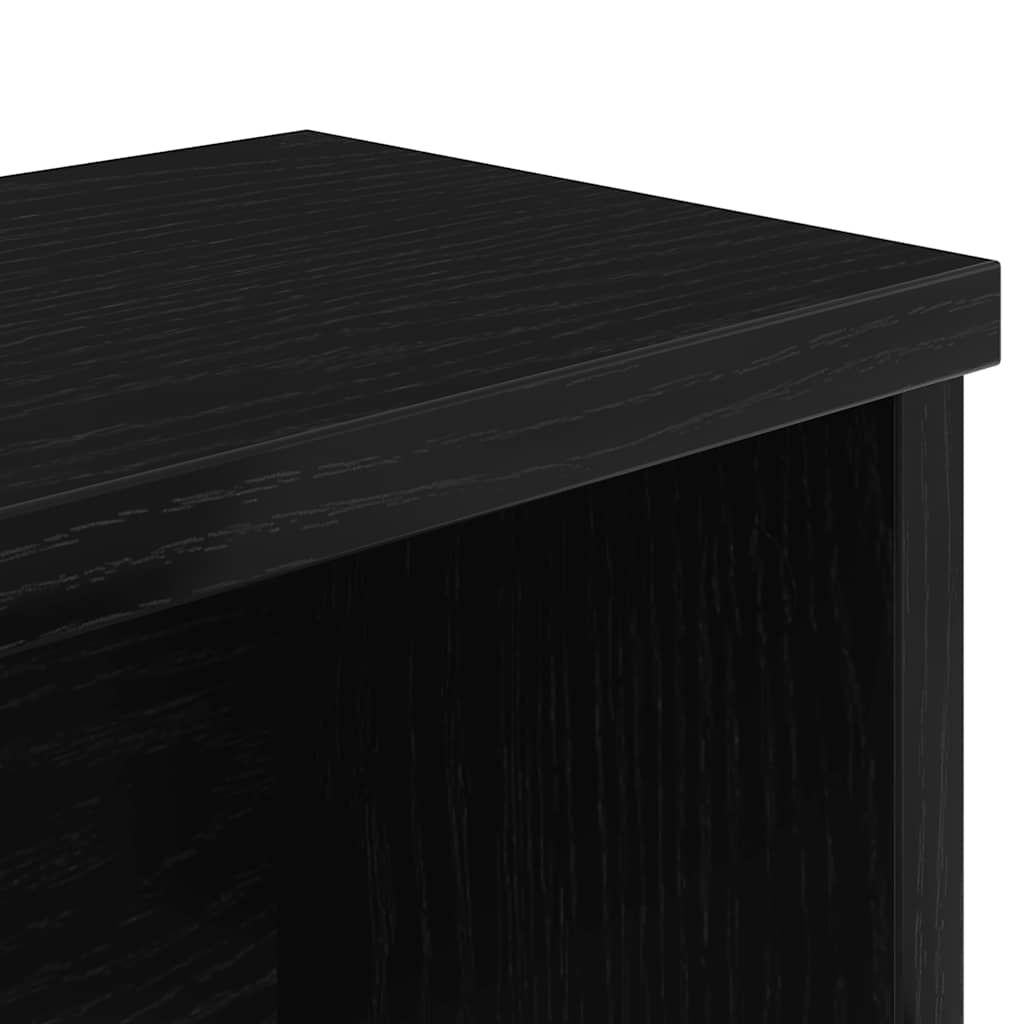 vidaXL Ράφι κουζίνας στοιβαζόμενο Μαύρη 60x15x16 εκ.