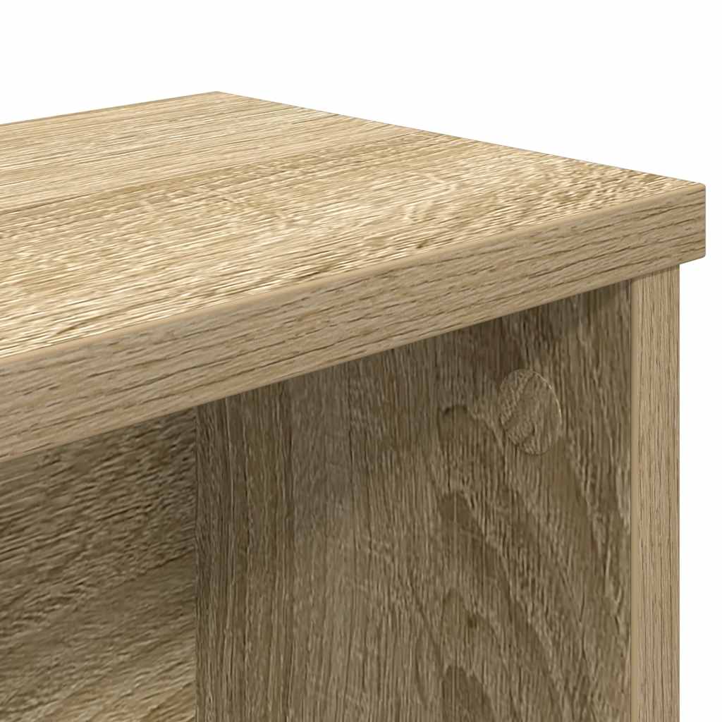vidaXL Ράφι κουζίνας στοιβαζόμενο Sonoma Δρυς 60x15x16 εκ.