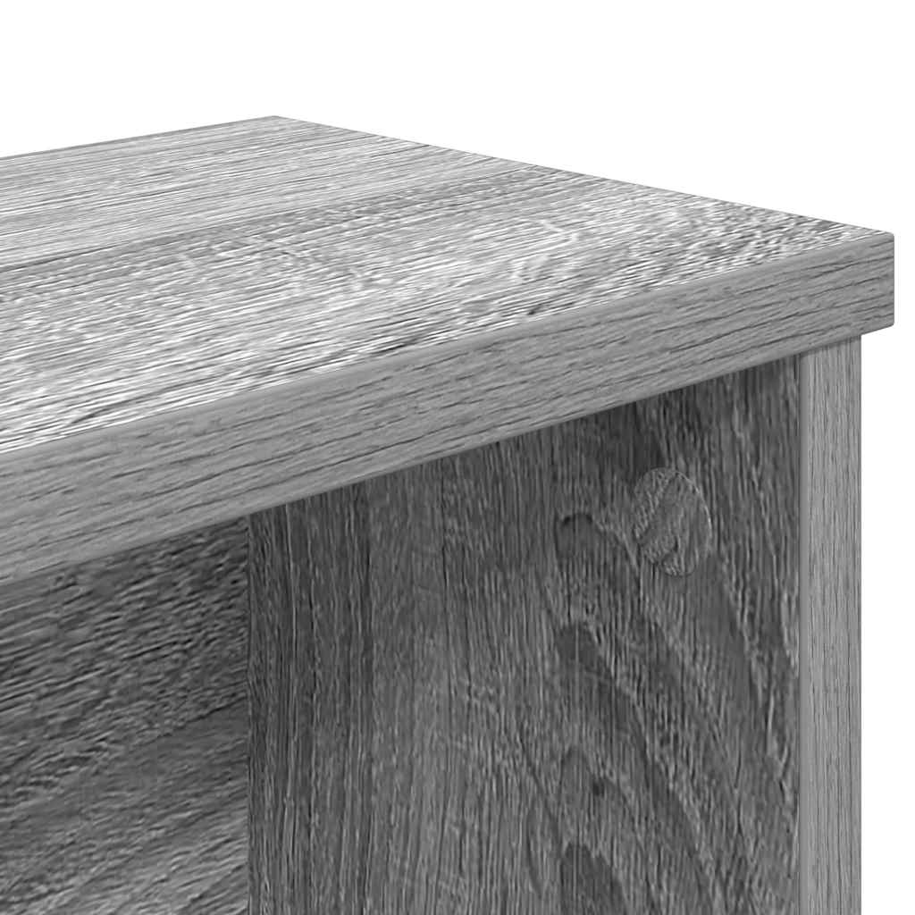 vidaXL Ράφι κουζίνας στοιβαζόμενο Γκρι Sonoma 60x15x16 εκ.