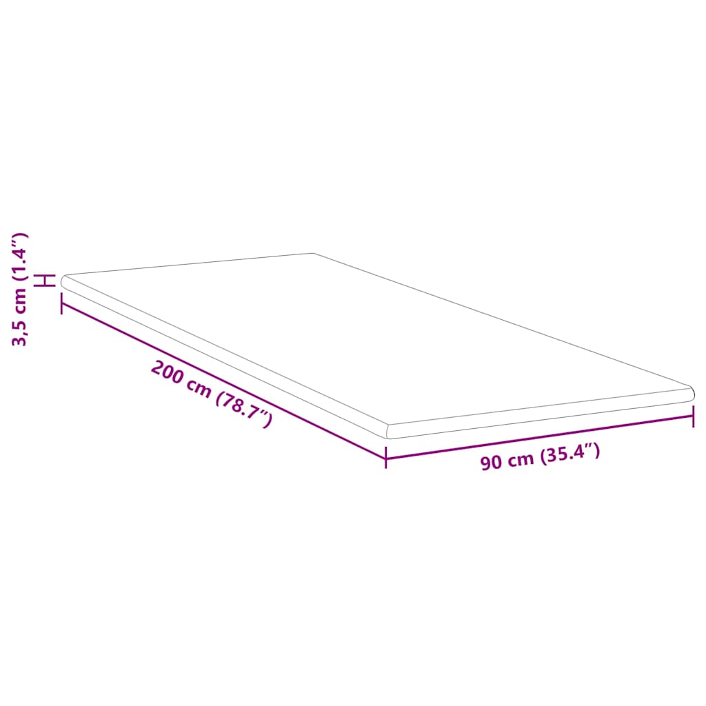 vidaXL Στρώμα επικάλυψης Λευκό 90 x 200 cm Υφασμα Jacquard