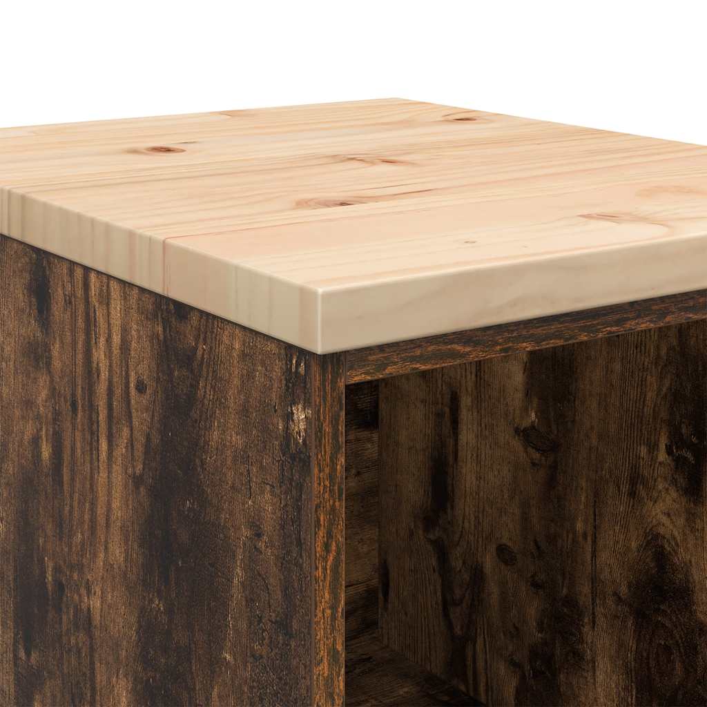 vidaXL ντουλάπι αποθήκευσης γκαράζ 40x51x85 εκ μασίφ ξύλο πεύκο