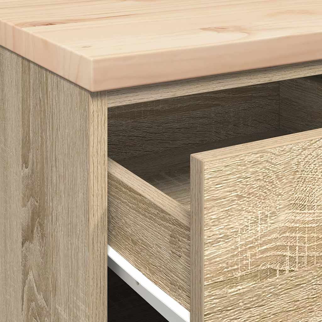 vidaXL ντουλάπι αποθήκευσης γκαράζ 40x51x85 εκ μασίφ ξύλο πεύκο