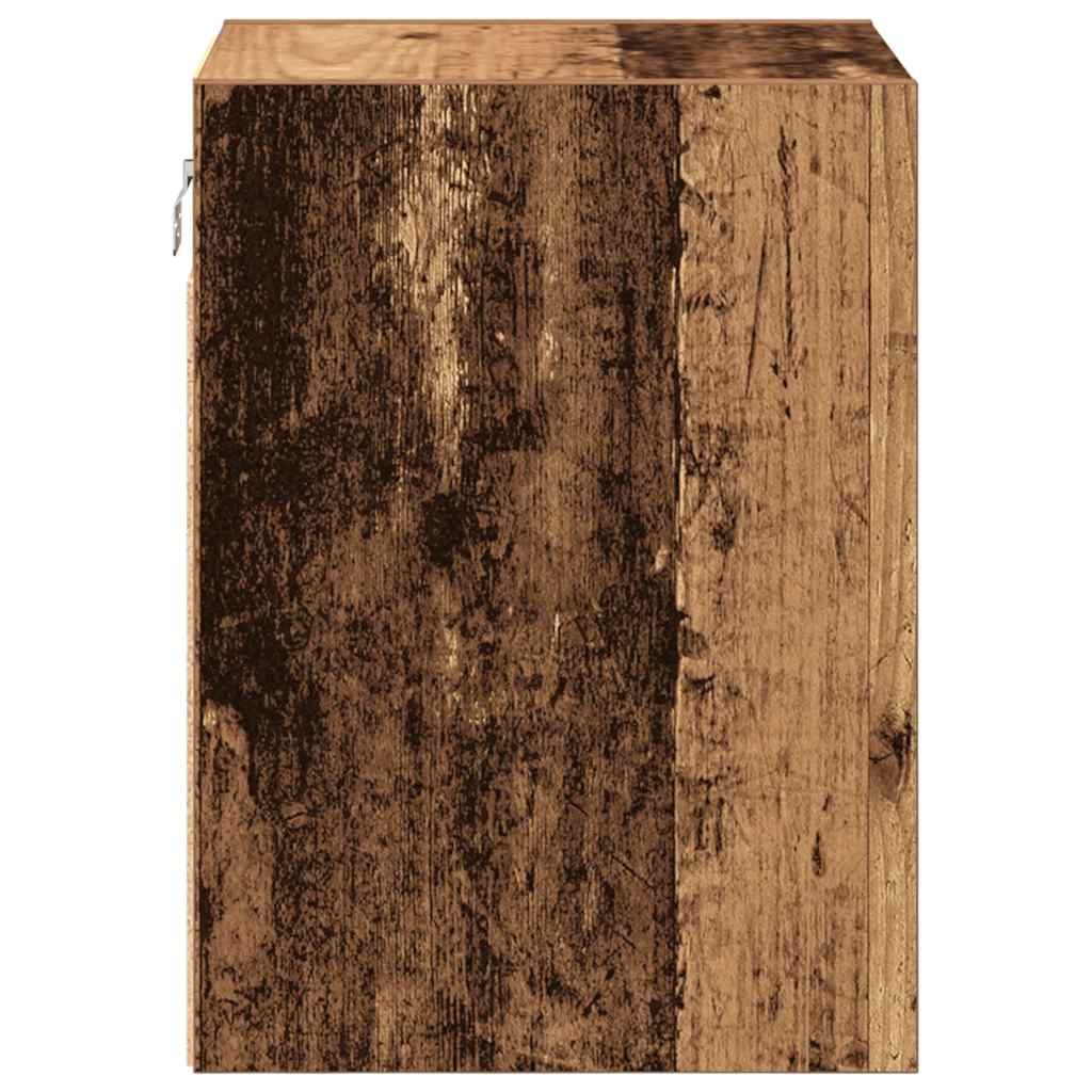 vidaXL ντουλάπι τοίχου γκαράζ Παλιό Ξύλο κατασκευασμένο ξύλο