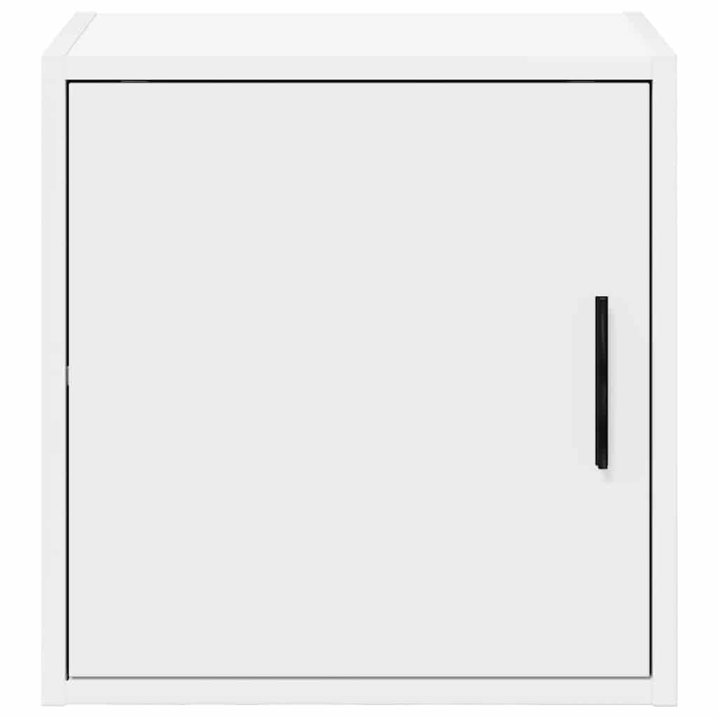 vidaXL ντουλάπια τοίχου γκαράζ 2 τεμ. Λευκά από Επεξεργασμένο Ξύλο