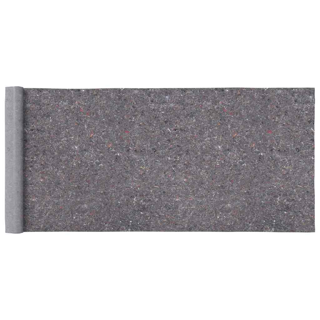 vidaXL Αντιολισθητικό μαλλί ζωγράφου 10 m 280 g/m² Γκρι