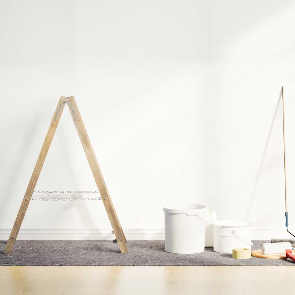 vidaXL Αντιολισθητικό μαλλί ζωγράφου 25 m 280 g/m² Γκρι