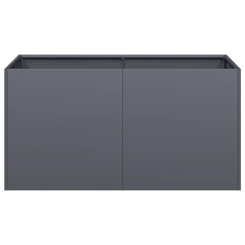vidaXL Ζαρντινιέρα Ανθρακί 80x40x40 εκ. από Χάλυβα Ψυχρής Έλασης