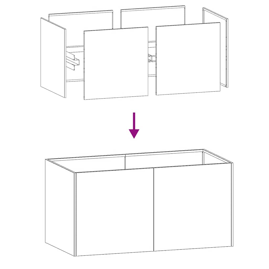 vidaXL Ζαρντινιέρα Ανθρακί 80x40x40 εκ. από Χάλυβα Ψυχρής Έλασης