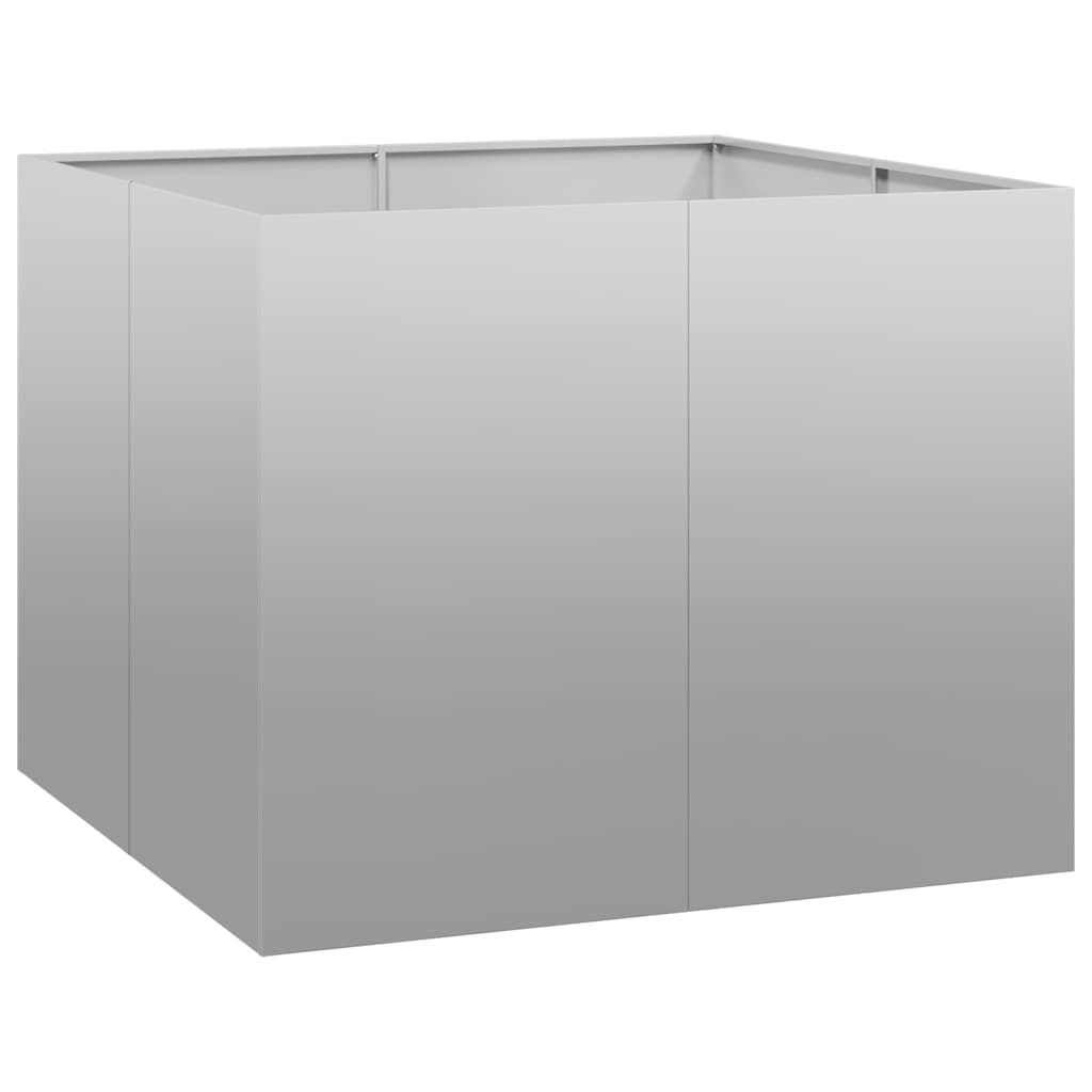 vidaXL Ζαρντινιέρα 100x100x80 εκ. από Γαλβανισμένο Ατσάλι