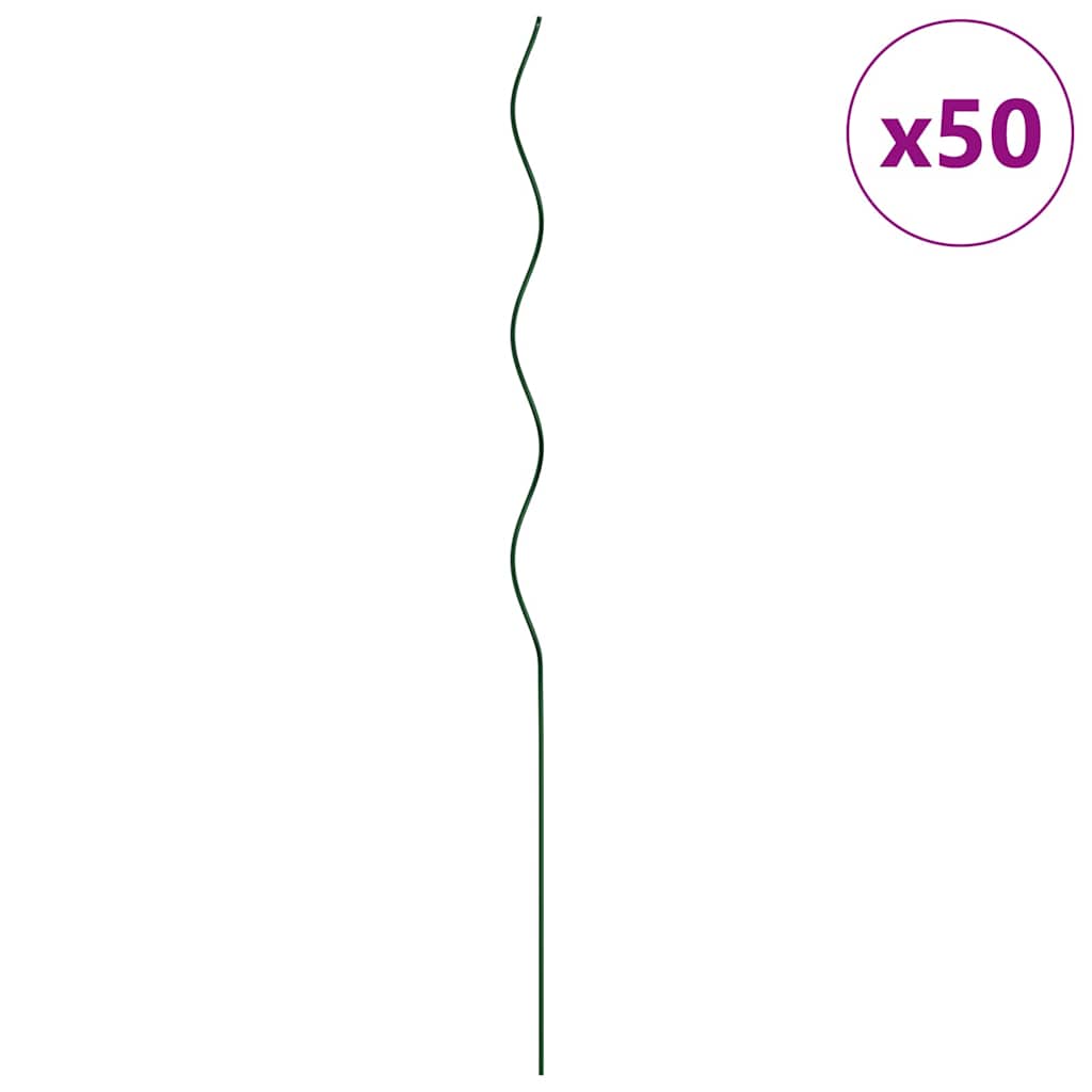 vidaXL Στρογγυλοί Υποστηρικτές Φυτών 50 τμχ 110 εκ. Χάλυβας