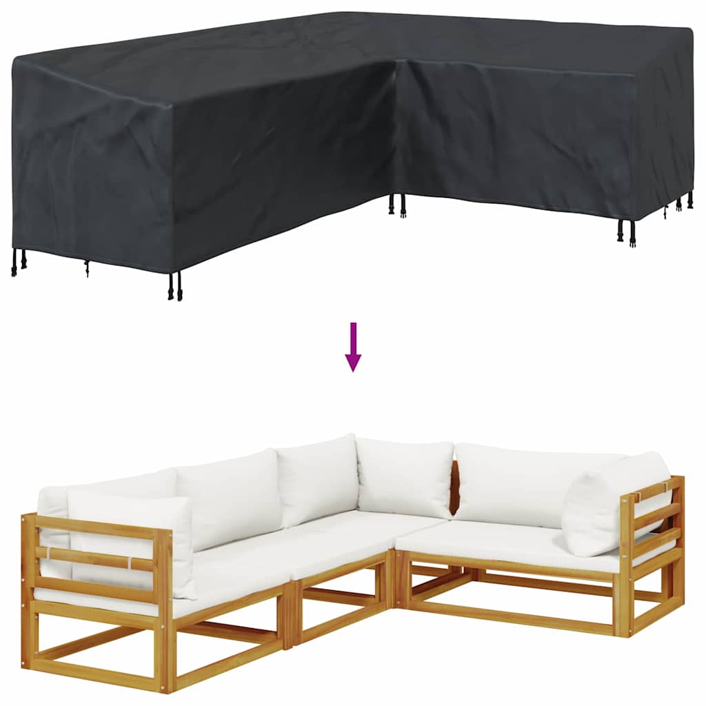 vidaXL Κάλυμμα επίπλων εξωτερικού χώρου 260 x 210 x 80 cm