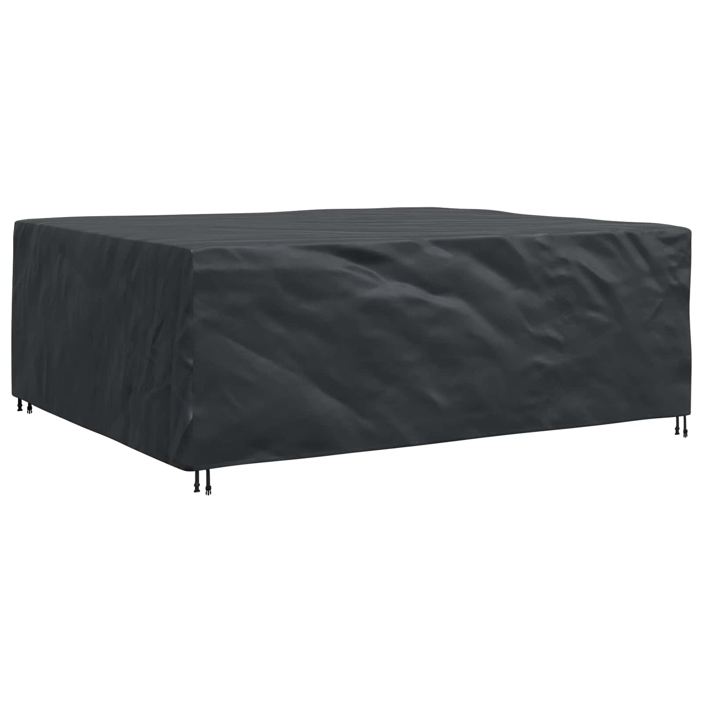 vidaXL Κάλυμμα επίπλων Μονόχρωμο Μαύρο 300 x 250 x 100 cm 600D